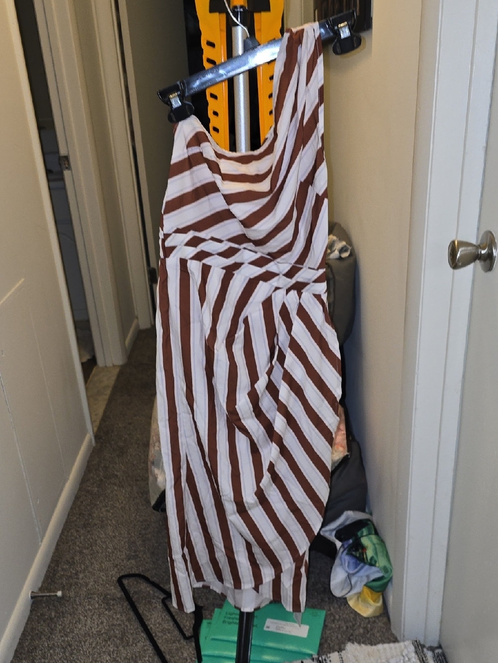 NWT Cupshe One Shoulder Striped Dress